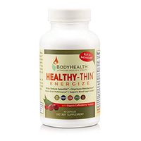 BodyHealth Healthy-Thin Energize (90 Capsules) Weight Loss Dietary Supplement, Appetite Suppressant, Energy & Metabolism Booster, w/Organic Coffee Berry Extract - Antioxidant & Detox Support