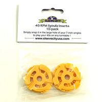 7" Record Adapters 10 Pack