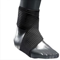 Adjustable Ankle Support Breathable Compression Ankle Support Brace Sleeve Bandage Straps for Knee Elbow Wrist Shin Ankle Hand Support Injury Socks Sports (Black)