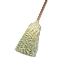 Boardwalk BWK932YCT Warehouse Broom, Yucca Corn Fiber Bristles, 56" Overalll Length, Natural (Case of 12)
