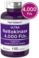Nattokinase Supplement 4000 FU 150 Capsules | Non-GMO, Gluten Free | Supports Cardiovascular and Circulatory Health | by Horbaach