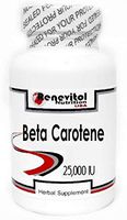 Beta Carotene 25,000 IU 200 Capsules ~ Renevitol
