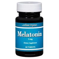 Basic Organics Melatonin 3 mg Tablets - 60 ct, Pack of 5