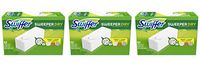 Swiffer Sweeper Dry Mop Refills for Floor Mopping and Cleaning, All Purpose Floor Cleaning Product, Unscented, 52 Count - 3-Pack