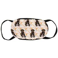 NiYoung Anti-Allergies Dust Face Cover, Earloop Half Face Cover for Women Men, Ski Cycling Mouth-Muffle with Adjustable Elastic Band - Puppy Chocolate Lab Kisses Washable Cover