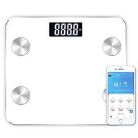 Body Fat Smart Scale Digital Scale LED Display Smart Body Fat Scale,White