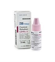 McKesson True Metrix Control Solution, Level 3, 3mL Bottle - 1/Each