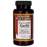 Swanson Odor-Controlled Garlic 500 Milligrams 100 Capsules
