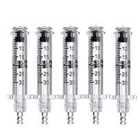 CUJJK Hyaluronic Injection Pen with 5 Syringe Head High Pressure Acid Guns Anti Wrinkle Water Syringe Needle Injection Beauty Machine,A
