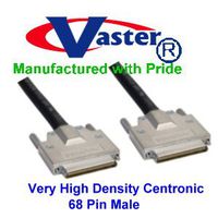 SCSI Cable, VHDCI SCSI (SCSI-5) LVD/SE Cable - .8mm 68-pin VHDCI Male to Male (3M / 10 Ft)