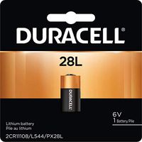 Duracell - 28L 6V Ultra Lithium Photo Size Battery - long lasting battery - 1 count