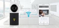 SecureWatch365 Home Security System Wireless 720P HD Surveillance Camera with Motion Voice Detection Nighttime View Instant Alerts