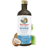 Glass Bottle Liquid Sleep Multimineral by MaryRuth's (Coconut) Vegan Vitamins, Minerals, Magnesium, Calcium & MSM | Natural Sleep & Stress Aid | Muscle Relaxation | NO Melatonin | Non-GMO 0 Sugar