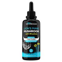 Lion's Mane Mushroom Liquid Extract with Rhodiola Rosea, Organic USA Grown, Nootropic, Adaptogen Supplement for Memory, Focus, Brain and Nerve Health, Mood, Stress Support, Energy - 50ml
