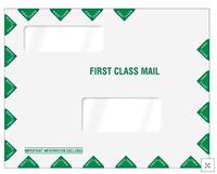 EGP Double Window Tax Organizer Mailing Envelope, Moisture Seal, Quantity 100, Size 9 x 11.5