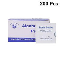 NUOBESTY Alcohol Pads Disinfectant Wipes Alcohol Prep Pad Sterile Disposable Alcohol Wipes Fabric Protective Wet Wipes 200pcs