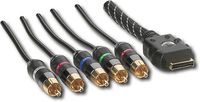Psyclone PS3 Component/RCA Audio Cable Black 12ft (3.7M)
