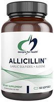 Designs for Health Allicillin - Allicin Supplement, 200mg Garlic Oil + Parsley Oil (60 Softgels)