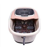 XLHJFDI Foot Massager, Thermal Massage Bubble Spray, Electric Shiatsu Massage Ball + Electric Corn Roller, Adjustable Time and Temperature,