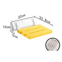 Shower seat,Folding seats Wall mount Anti-skidding Bath Change shoes Sit on a stool For adults Elderly Persons-B