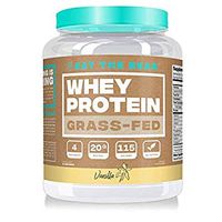 Eat the Bear, Naturally Grass Fed Whey Protein Powder, Keto Friendly Protein Powder, 115 Calories, All Natural, Gluten Free (25 Servings, Vanilla)