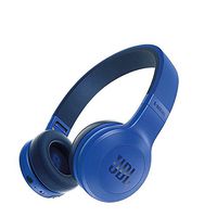 JBL Signature Sound Bluetooth Wireless On-Ear Headphones with One-Button Remote and Microphone, Blue (Renewed)