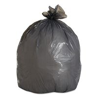 Boardwalk 3036SH 30 Gallon Capacity, 36" Length x 30" Width x 0.95 Mil Gauge, Gray Low-Density Coreless Liner Roll (Case of 100)