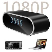 Hidden Camera Clock - DareTang HD 1080P WiFi Hidden Spy Camera Alarm Clock Nanny Cam Night Vision/Motion Detection/Loop Recording Home Surveillance Cameras