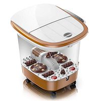 ZYAMXJP Foot Automatic Foot Massage Footbath, Massage Spa Massage Automatic Massage Electric Waist, Electric Heating, Healthy Deep Barrel,A,1