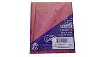 Flomo 3 Sheets 20"X28" Hologram Everyday Tissue Paper, Gift, 12SQ FT Total (Purple)