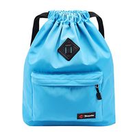 Backpack Womens, Lyperkin Women's Waterproof Drawstring Bag, Casual Sports Backpack Messenger Backpack Bag for Hiking, Travel, Camping