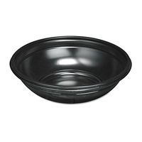 Genpak - Crystalline Serving Bowls, Black, 48 Oz, 50/Pack, 4 Packs/Ct