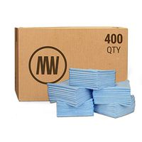 Bulk 12” X 12” All Purpose Microfiber Towels Wholesale - Case Quantity (400 Count) | No Fraying | High Density Microfiber | Chemical Free Cleaner | Long-Lasting (Blue