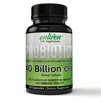 Cutting Edge State-of-The-Art Formulation, Pure Potency Probiotics 40 Billion CFU Natural Digestive and Brain Health in Adults Non Refrigerated Probiotic Supplements