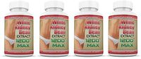 White Kidney Bean 1200 Max Weight Loss Carb Blocker Fat Burner 1200 MG 60 Capsules Per Bottle 4 Bottles