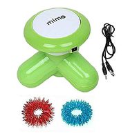 Accu Mimo Portable Full Body Vibration Massager with USB Port and Sujok Ring