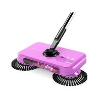 Aishanghuayi Sweeper, Hand-pushing Operation, Standing Upright Sweeping Machine, Easy To Clean The Home Life, A Good Helper, Home Lazy Sweeping Artifact (white 1 / White 2 / Purple/Gold) Effectively