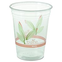 SOLO Cup Company RTP16DBARECT Bare Eco-Forward RPET Cold Cups, 16-18 Oz, Clear, Pack of 50 (Case of 1000)