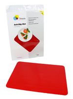 Maddak Tenura Red Silicone Non-Slip Table Mat, 13-3/4" Length x 10" Width (753733501)