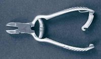 MCK44892500 - Mckesson Brand Nail Nipper McKesson Concave Jaws 4-1/2 Inch Chrome Covered Stainless Steel