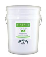 BIOTONE Pure Touch Organics Massage Creme - 5 Gallon Bucket