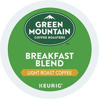Green Mountain Coffee Roasters Breakfast Blend Single-Serve Keurig K-Cup Pods, Light Roast Coffee, 72 Count