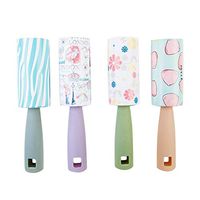 VORCOOL Lint Roller Pet Hair Fluff Remover Sticky Picker Set Cleaner Strong Adhesive Stickers Refill Clothes Furniture Car Carpet Pack of 4