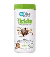 MyBite Vitamins Kidz Multivitamin, Milk Chocolate, 60 Bites