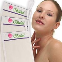 Baiden Mitten Superior Exfoliator Glove,Facial, Body Scrub,Best Firming Dry Skin Treatment,Repair Wrinkles Remove Blackheads Scars,Professional Grade (3pack)