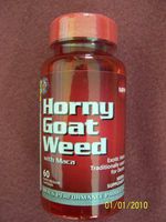 Horny Goat Weed With Maca Root Extract Boost Performance 60 Caps Made in USA by Vitamin World