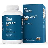 Dr Tobias Coconut Oil - Extra Virgin & Non-GMO Coconut Oil - 1,000 mg (100 Count)