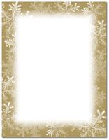 Just Print! Frosted Holiday Wishes Letterhead, 250-pk