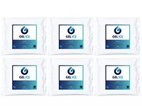  G Gel Ice 16oz Cold Packs (6 total) - Reusable, Safe, Made in USA