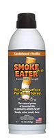 Smoke Eater - Breaks Down Smoke Odor at The Molecular Level - Eliminates Cigarette, Cigar or Pot Smoke On Clothes, in Cars, Boats, Homes, and Office - Travel Spray Bottle (Sandalwood Vanilla (16 oz))